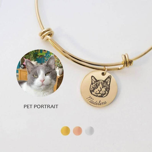 Personalized Pet Portrait Bangle test - PETPOY