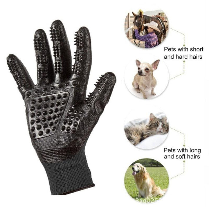 1 Pair Pet Grooming Gloves - Premium Petcare from Teal Zeus - Just $14.06! Shop now at PETGS