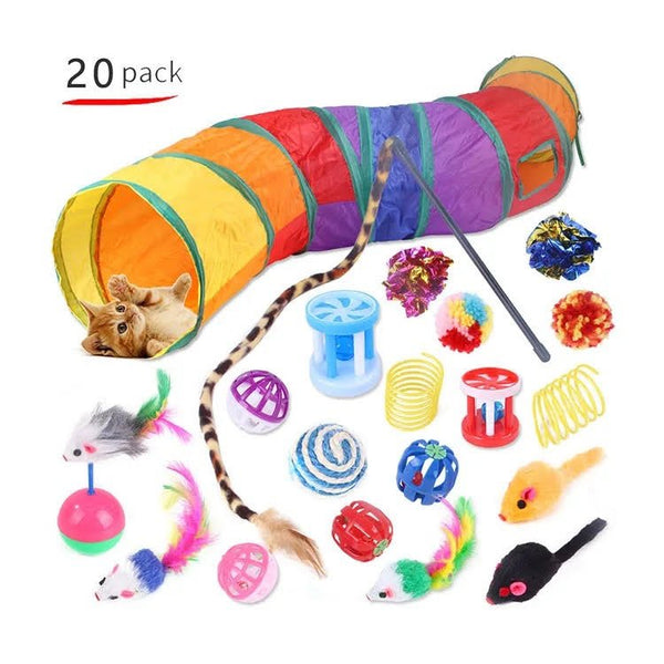 20 pcs assorted cat toys - Premium Toys from Teal Zeus - Just $29.68! Shop now at PETGS