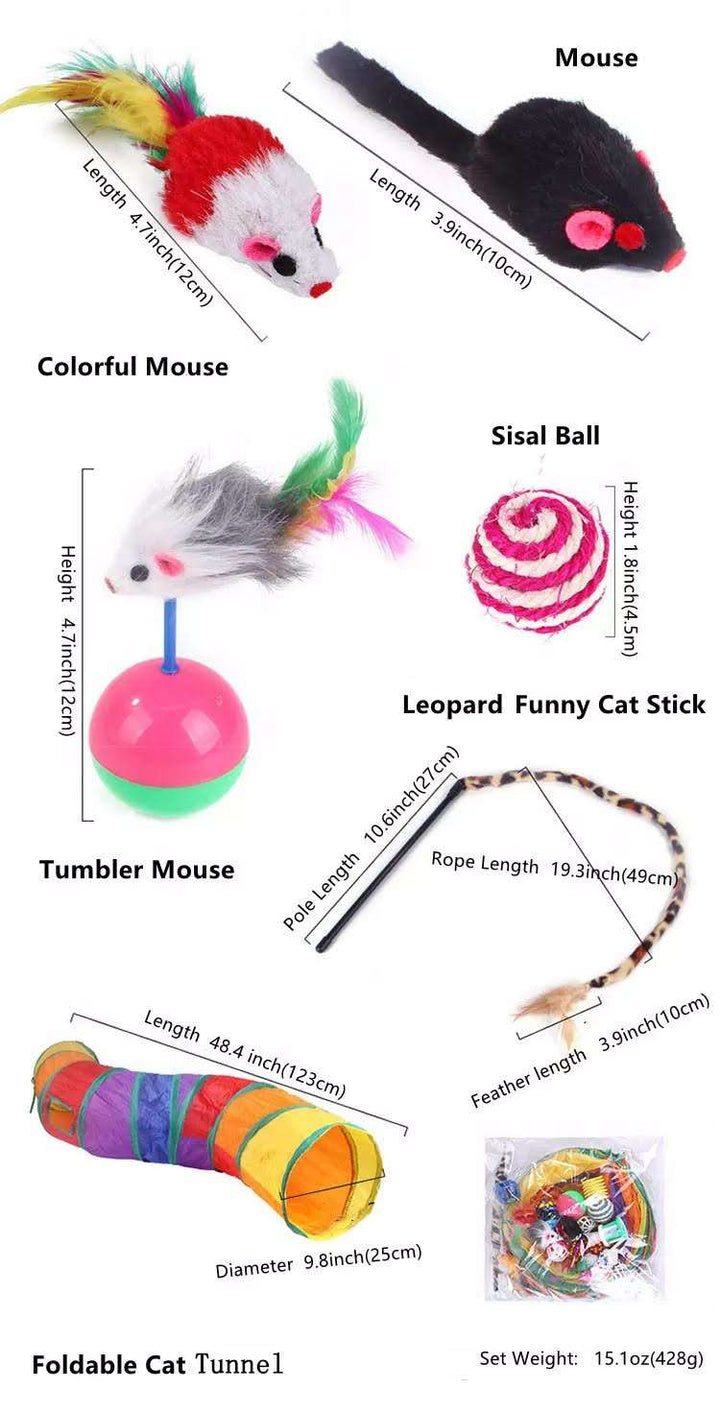 20 pcs assorted cat toys - Premium Toys from Teal Zeus - Just $29.68! Shop now at PETGS