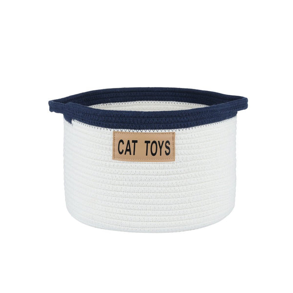 Cat Toy Rope Cotton Basket - Premium  from PETGS - Just $31.99! Shop now at PETGS