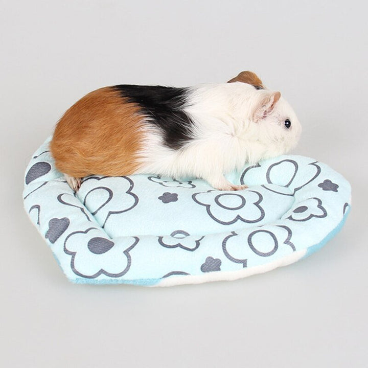 Cute Heart Small Animal Hamster Mat Soft Plush - Premium Pets from Green Hyperion - Just $4.29! Shop now at PETGS