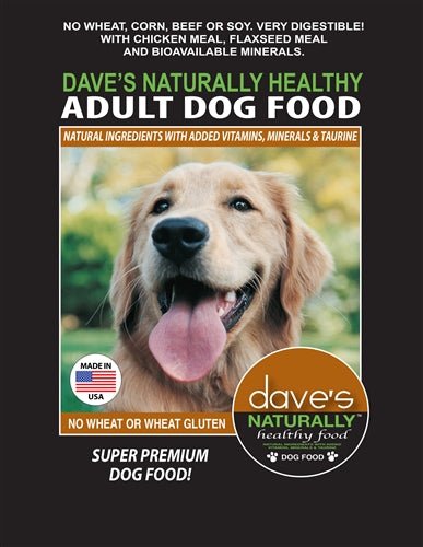 Daves Naturally Healthy Adult Dog Food 4 Lbs - Premium Petcare from Scarlet Themis - Just $24.43! Shop now at PETGS