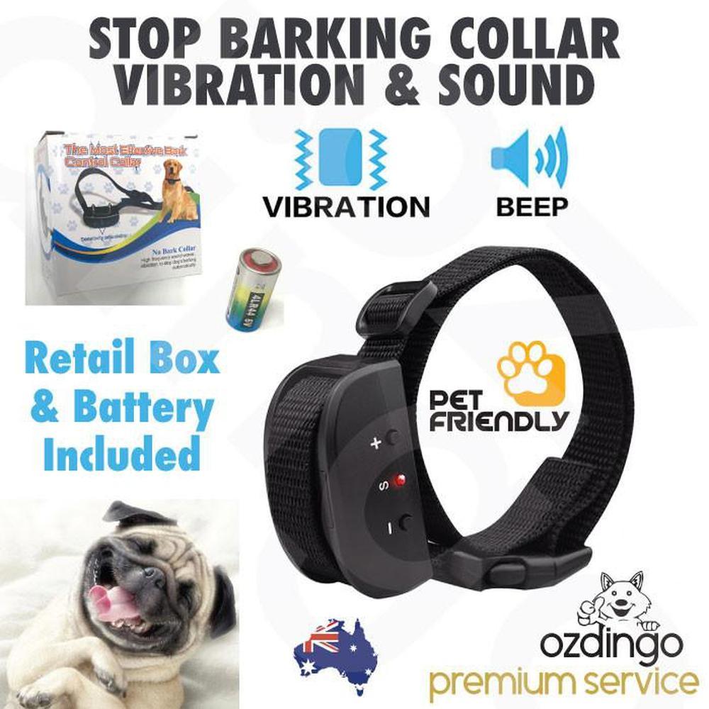 Dog Bark Collar - Vibration and Sound Automatic Training Device - Premium Home & Garden from Ozdingo - Just $12.76! Shop now at PETGS