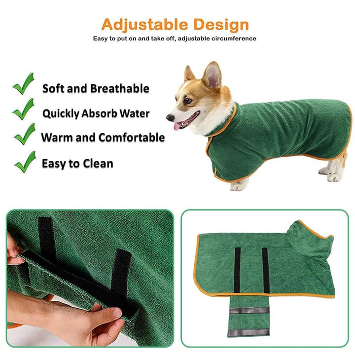 Dog Bathrobe Towel - PETGS