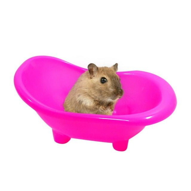 Durable Small Animal Bathroom Bathtub Hamster Rat - Premium Bathroom from Maroon Daisy - Just $4.43! Shop now at PETGS