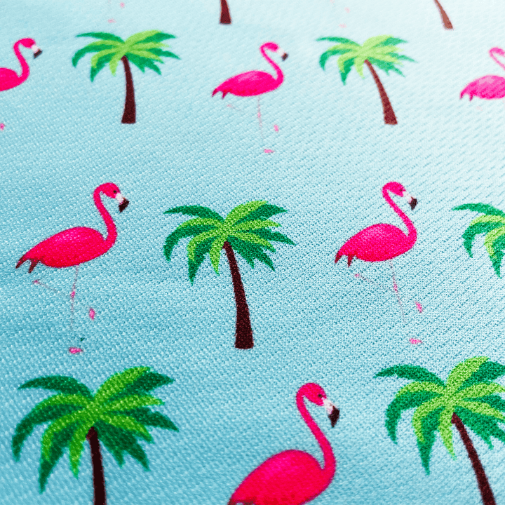 Flamingo Miami Vice Tie On Dog Bandana - Premium Leashes, Collars & Petwear from Plum Semele - Just $7.46! Shop now at PETGS