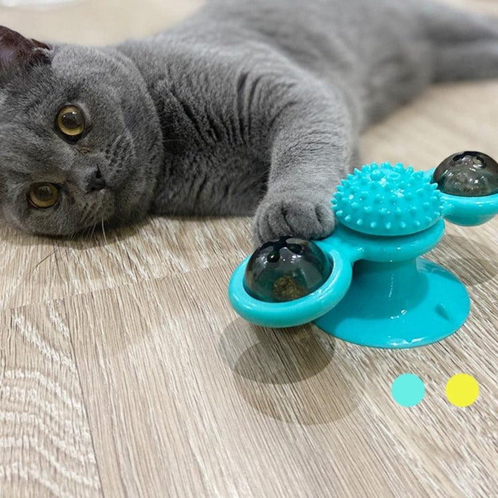 Funny Massage Rotatable Cat Toy - PETGS