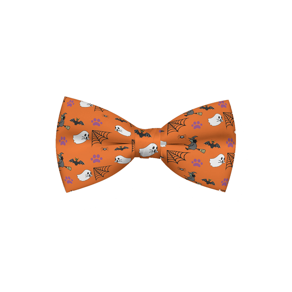 Halloween Orange Dog Bow Tie - Premium Leashes, Collars & Petwear from Plum Semele - Just $9.33! Shop now at PETGS