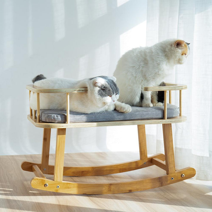 INSTACHEW Rockaby Pet Bed, Comfy and Portable Kitten Couch with Soft - Premium Pets from Sky Blue Arachne - Just $93.48! Shop now at PETGS