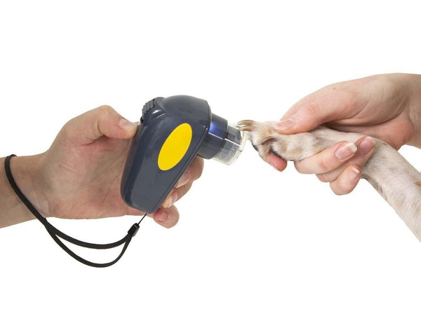 JW Pet Palm Nail Grinder for Dogs Grey; Yellow One Size - Premium Petcare from Scarlet Themis - Just $21.71! Shop now at PETGS