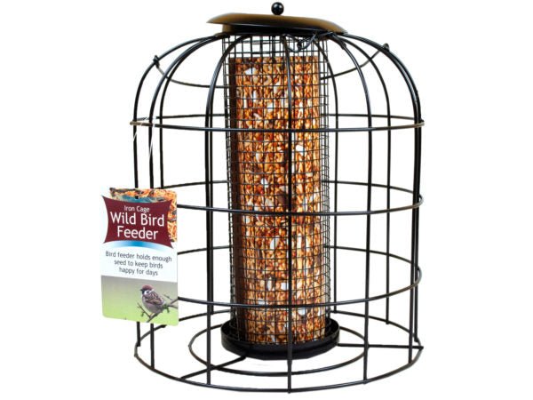 Kole Imports GE092-6 Iron Wire Cage Bird Feeder - Pack of 6 - Premium Petcare from Rose Chloe - Just $52.44! Shop now at PETGS