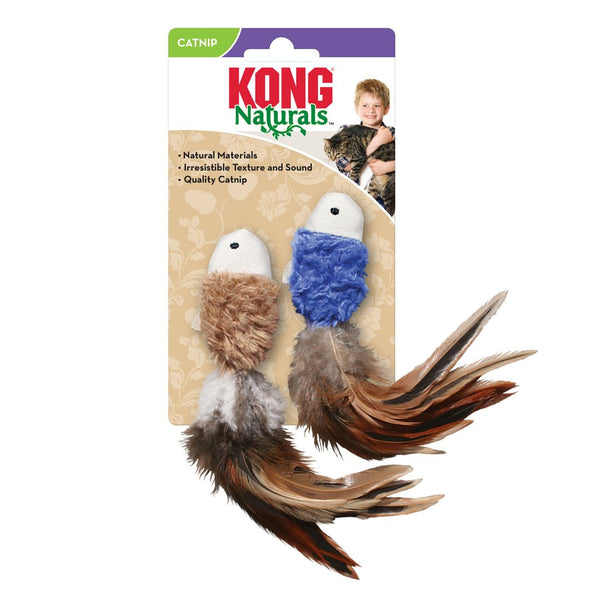 KONG Natural Crinkle Fish Catnip Toy Assorted 1ea/One Size, 2 pk - Premium Petcare from Scarlet Themis - Just $9.90! Shop now at PETGS