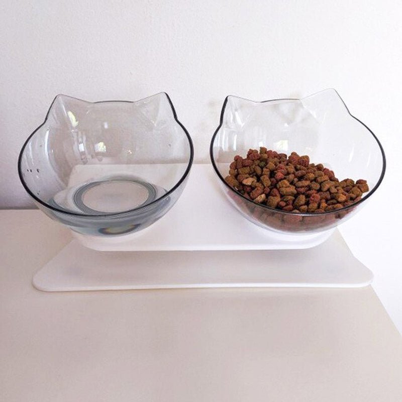 Non-Slip Double Cat Bowl Dog Bowl with Stand Pet Feeding Cat Water Bowl for Cats Food Pet Bowls for Dogs Feeder Product Supplies - PETGS