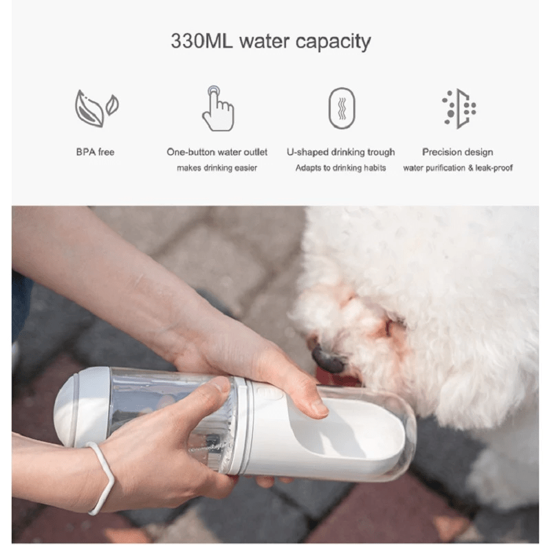 Outdoor Travel Pet Water Dispenser Pet Dog Cat Water Bottle - Premium Pets from Lilac Milo - Just $14.08! Shop now at PETGS