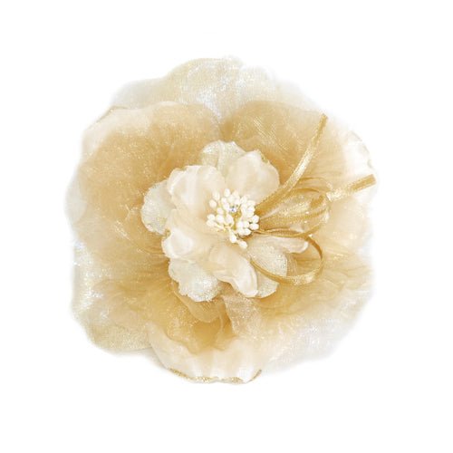 Peony Collar Flower - Gold - Premium Pets from Lime Aeneas - Just $15.40! Shop now at PETGS