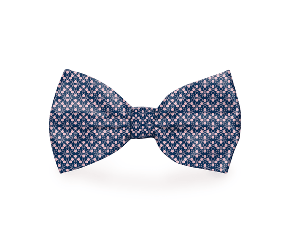 Pink & Blue Dog Bow Tie - Premium Leashes, Collars & Petwear from Plum Semele - Just $6.42! Shop now at PETGS