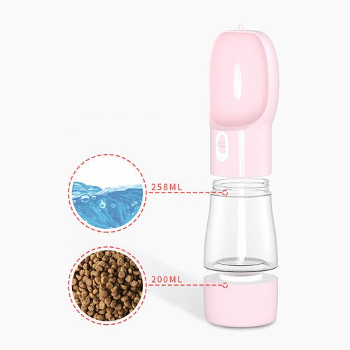 Portable Pet Food & Water Bottle - Premium Pets from Teal Winterberry - Just $18.79! Shop now at PETGS
