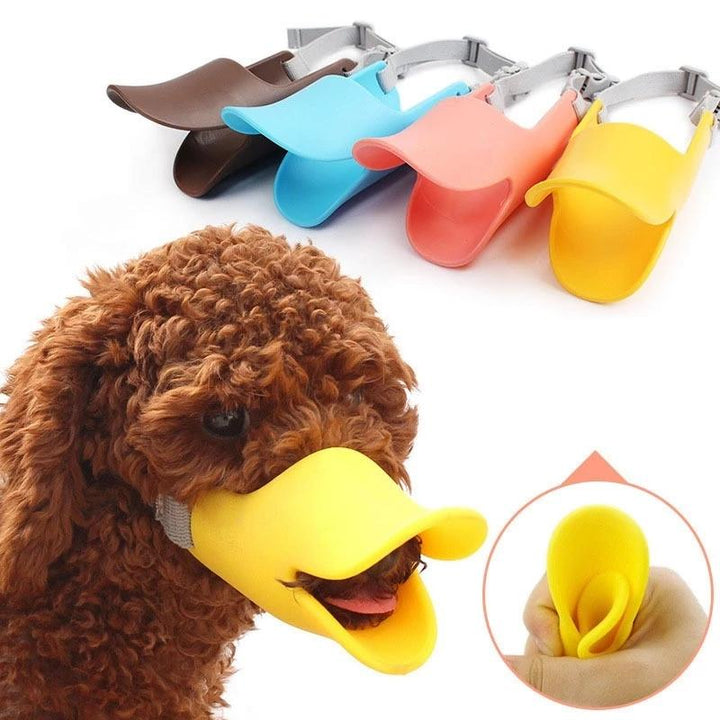 Silicone Duck Muzzle Mask for Dogs (Small dogs) - Premium Pets from Teal Zeus - Just $11.21! Shop now at PETGS
