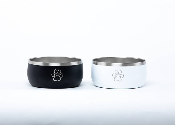 Stainless Steel Dog Bowl Set - Premium Pets from Silver Coco - Just $35.20! Shop now at PETGS