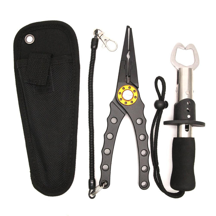 Stainless Steel Multifunctional Fishing Pliers Set Fish Lip Gripper - Premium Fishing from Pink Iolaus - Just $14.66! Shop now at PETGS