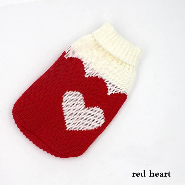 Warm Dog Clothes for Small Medium Dogs Knitted Cat Sweater Pet Clothing for Chihuahua Bulldogs Puppy Costume Coat Winter - PETGS