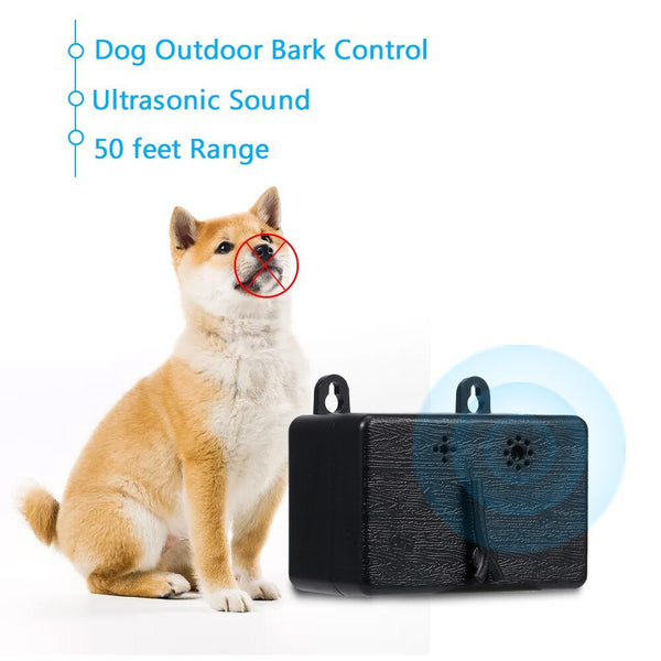 Waterproof Anti Barking Device 50Ft Dog Bark - Premium Leashes, Collars & Petwear from Grey Ismene - Just $18.45! Shop now at PETGS